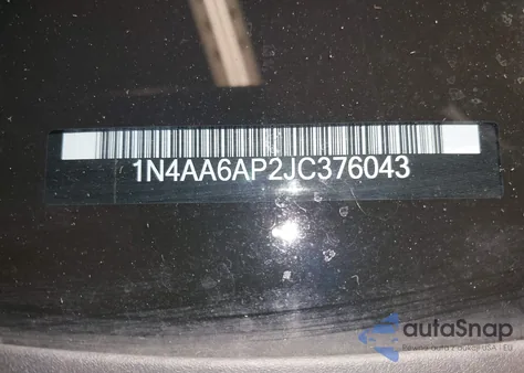 2018 Nissan Maxima 3.5 Sv z USA, uszkodzony, nr VIN 1N4AA6AP2JC376043